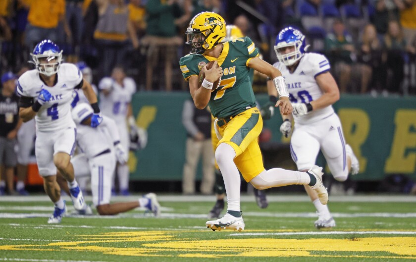 NDSU quarterback Cam Miller says Bison ready to 'cut it loose' against ...