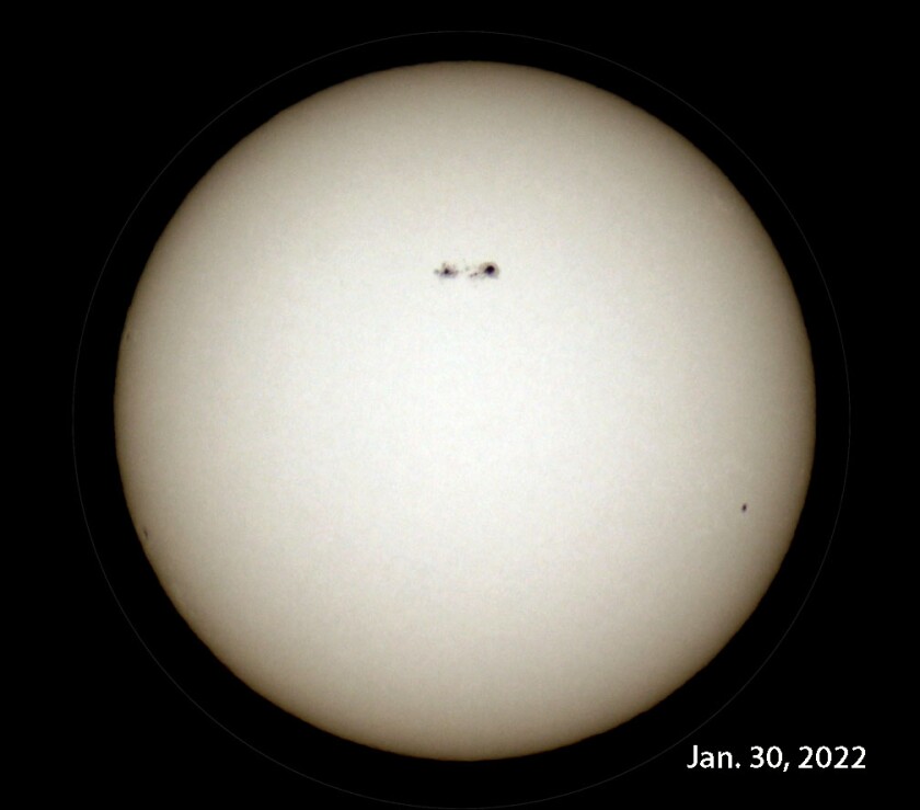Sun on Sunday, Jan. 30