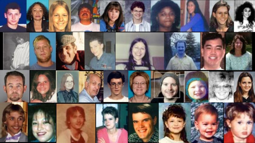 Pictured are missing people of Minnesota.