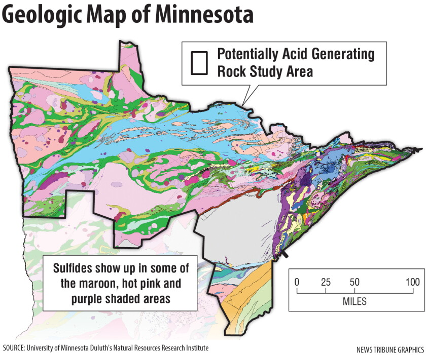 Acid Risk First-of-a-kind digital map pegs acid risks for MnDOT