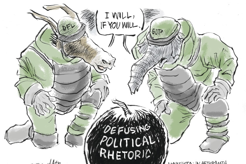 Trygve Olson cartoon: Political rhetoric - InForum | Fargo, Moorhead ...