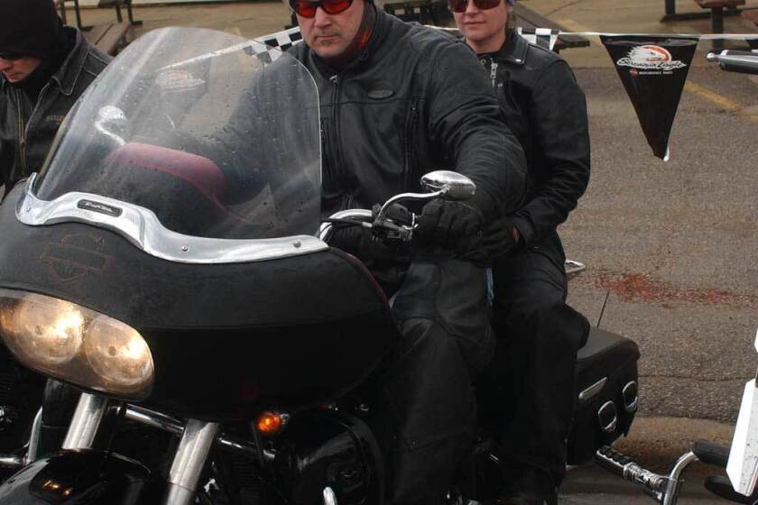 Riders gather for annual hog roast