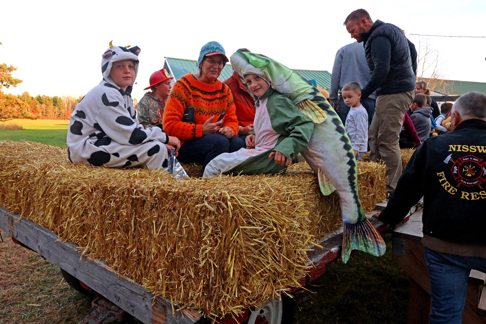 Nisswa Fire Department Haunted Barn and Hayrides on Saturday, Oct. 30, 2022, in Nisswa.