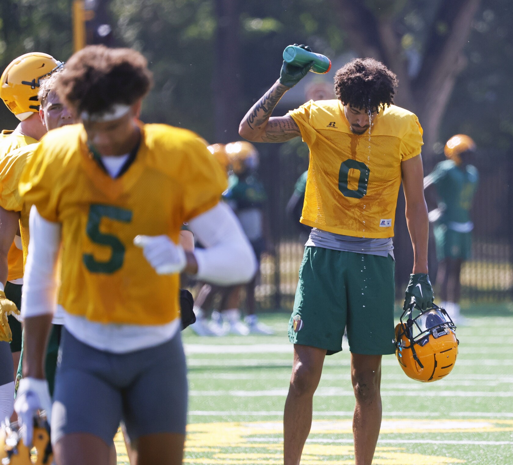 Bison 6-foot-7 receiver Zach Mathis ready to lead, thrive entering his ...