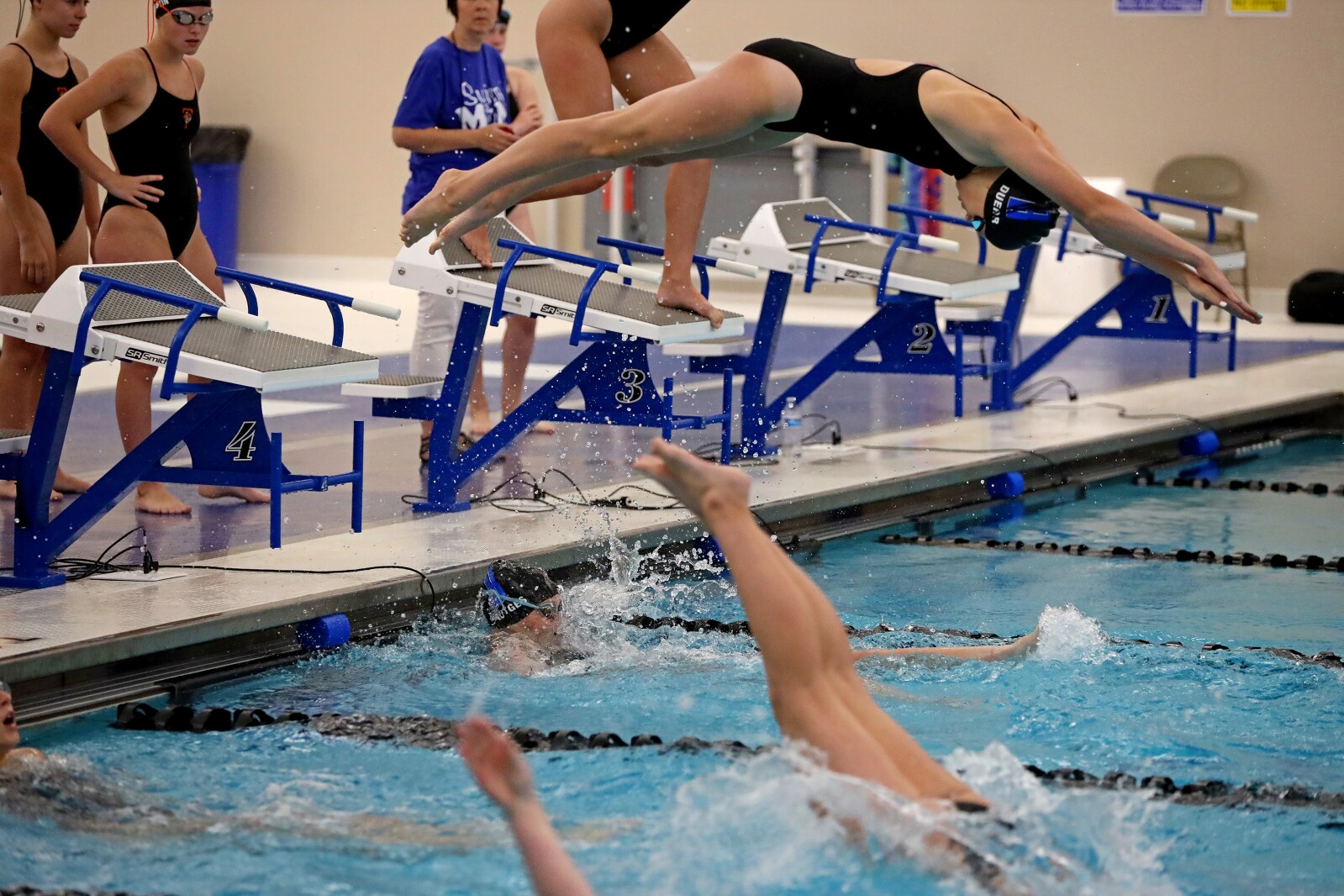 Brainerd girls swimming vs St. Cloud Tech on Thursday, Sept. 15, 2022, at Brainerd.