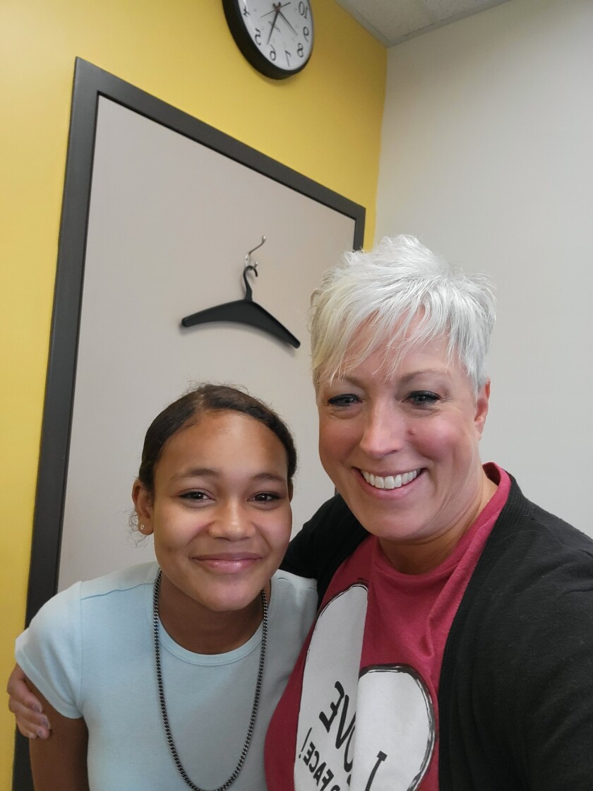 Baartman with Londyn