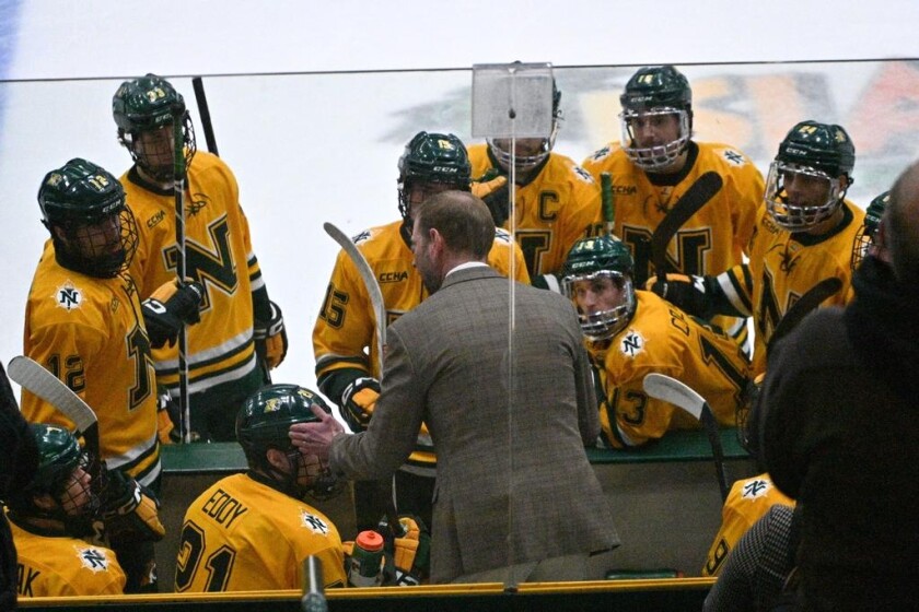 Northern Michigan coach Grant Potulny addresses high turnover