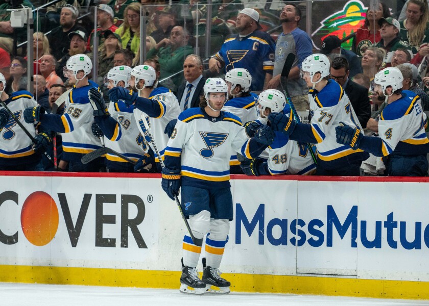 NHL: Stanley Cup Playoffs-St. Louis Blues at Minnesota Wild