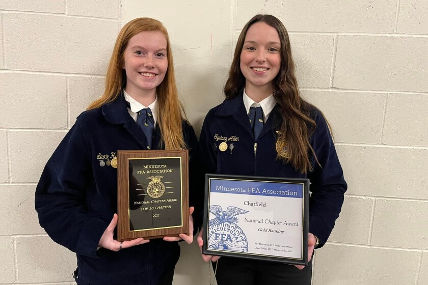 Chatfield FFA extends streak as one of the top chapters in the