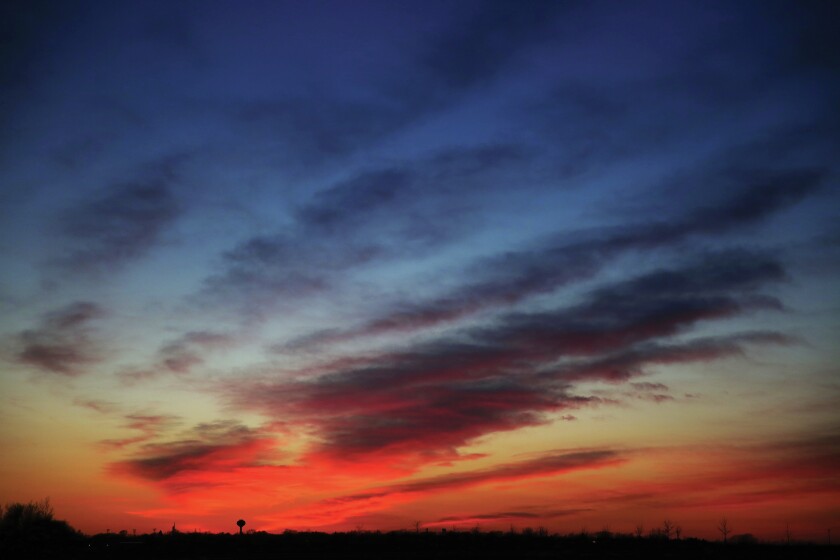 Sunset over Sibley