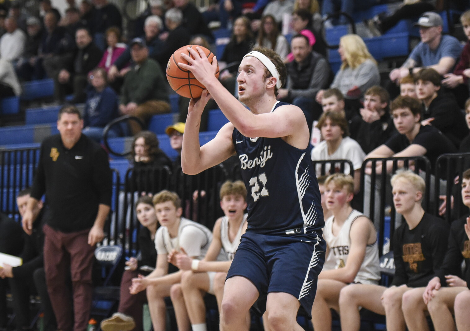 Benjamin Mathis Basketball BOYS BASKETBALL: Jacks’ big first-half run leads to convincing win over ...