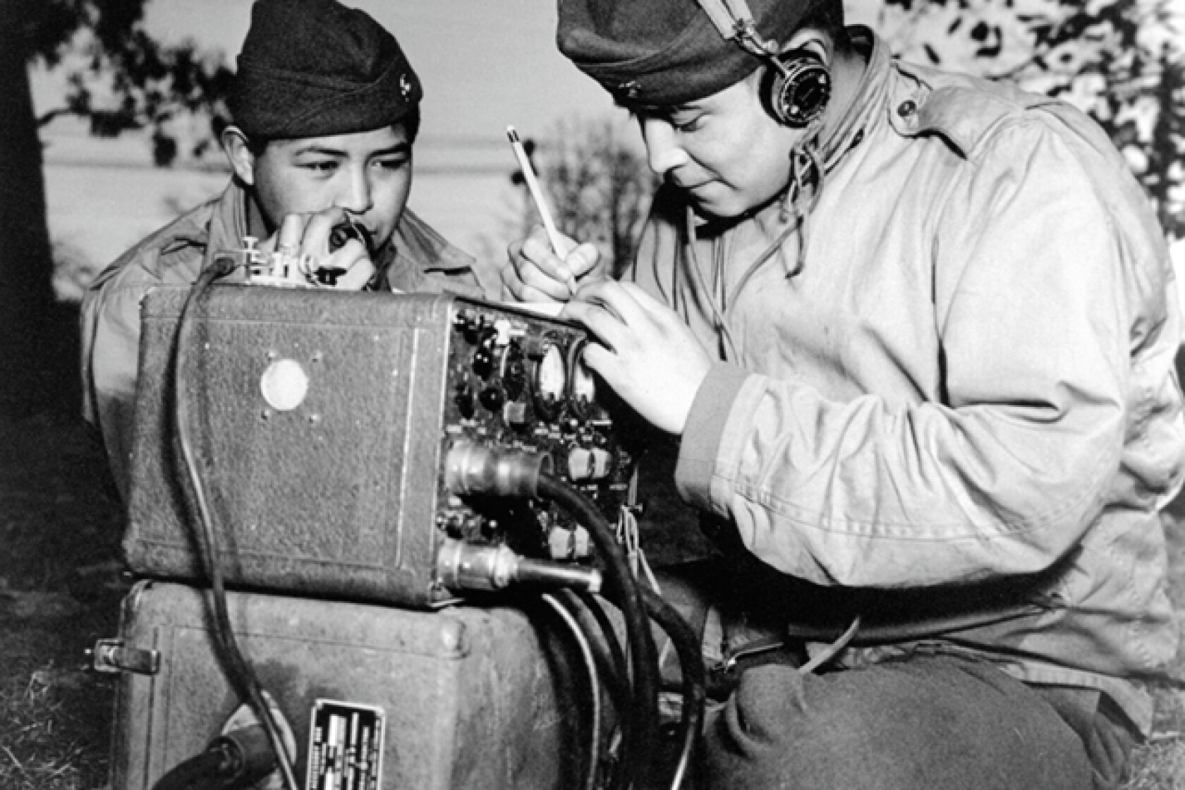 Code Talker Machine Stories of Indian 'Code Talkers' revealed in Smithsonian exhibit at ...