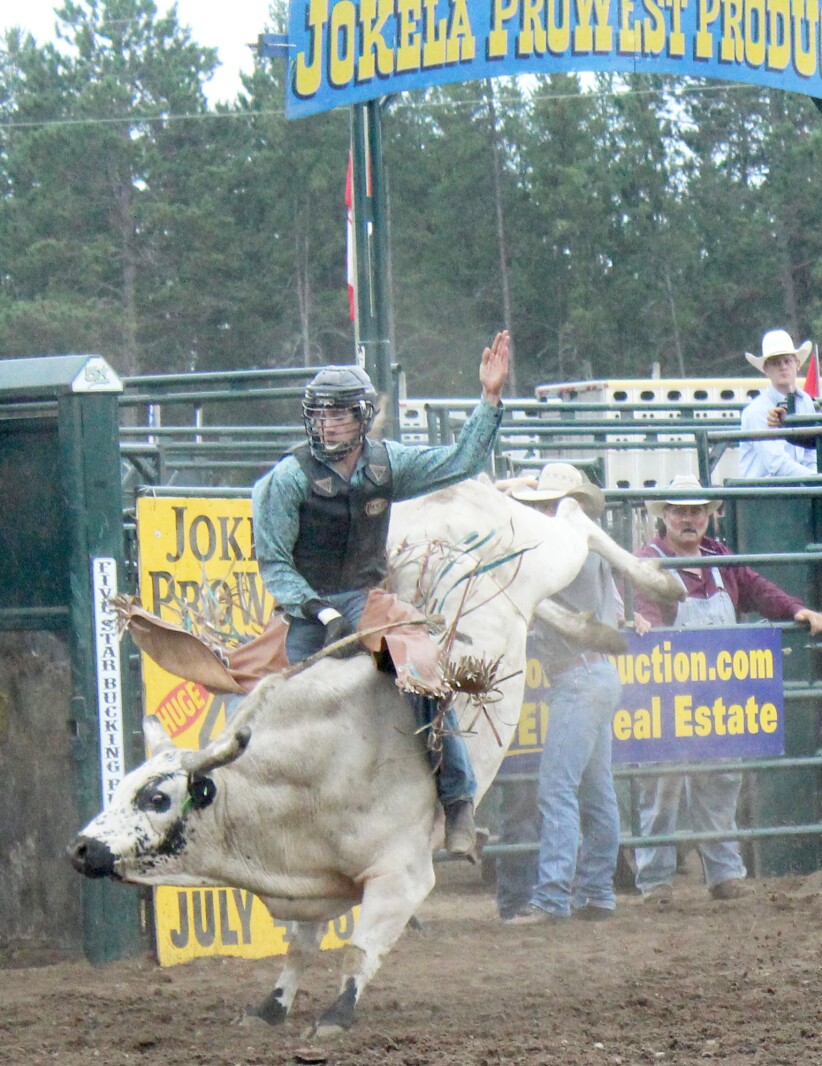 Professional rodeo action barrels into Park Rapids Park Rapids