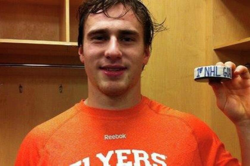 Former Bemidji State hockey player Matt Read scores first NHL goal