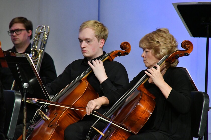 Musicians from the Willmar Area Symphonic Orchestra perform