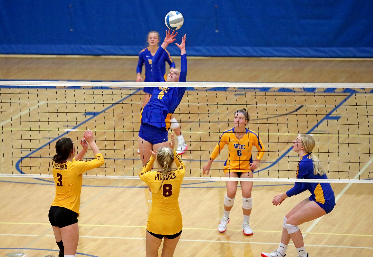 Wadena-Deer Creek vs Pillager volleyball on Thursday, Oct. 27, 2022, in Wadena.