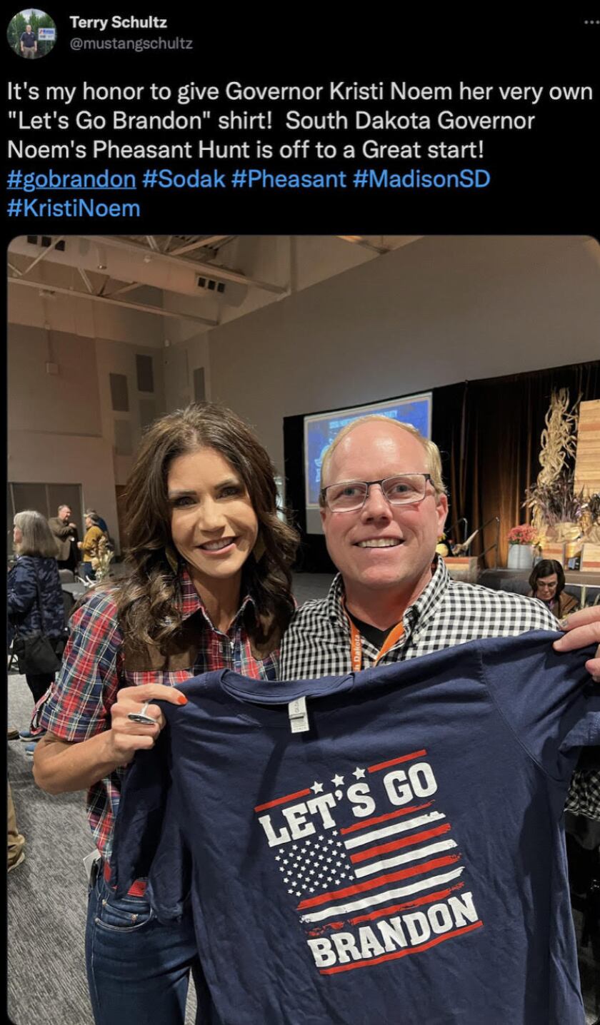 Mcfeely Let S Go Brandon Sign Shows Up At Bison Game Upsetting Some Fans Because Of Its Coded Political Meaning Inforum Fargo Moorhead And West Fargo News Weather And Sports Mcfeely Let S Go Brandon Sign Shows Up At Bison Game Upsetting Some Fans Because Of Its Coded Political Meaning Inforum Fargo Moorhead And West Fargo News Weather And Sports