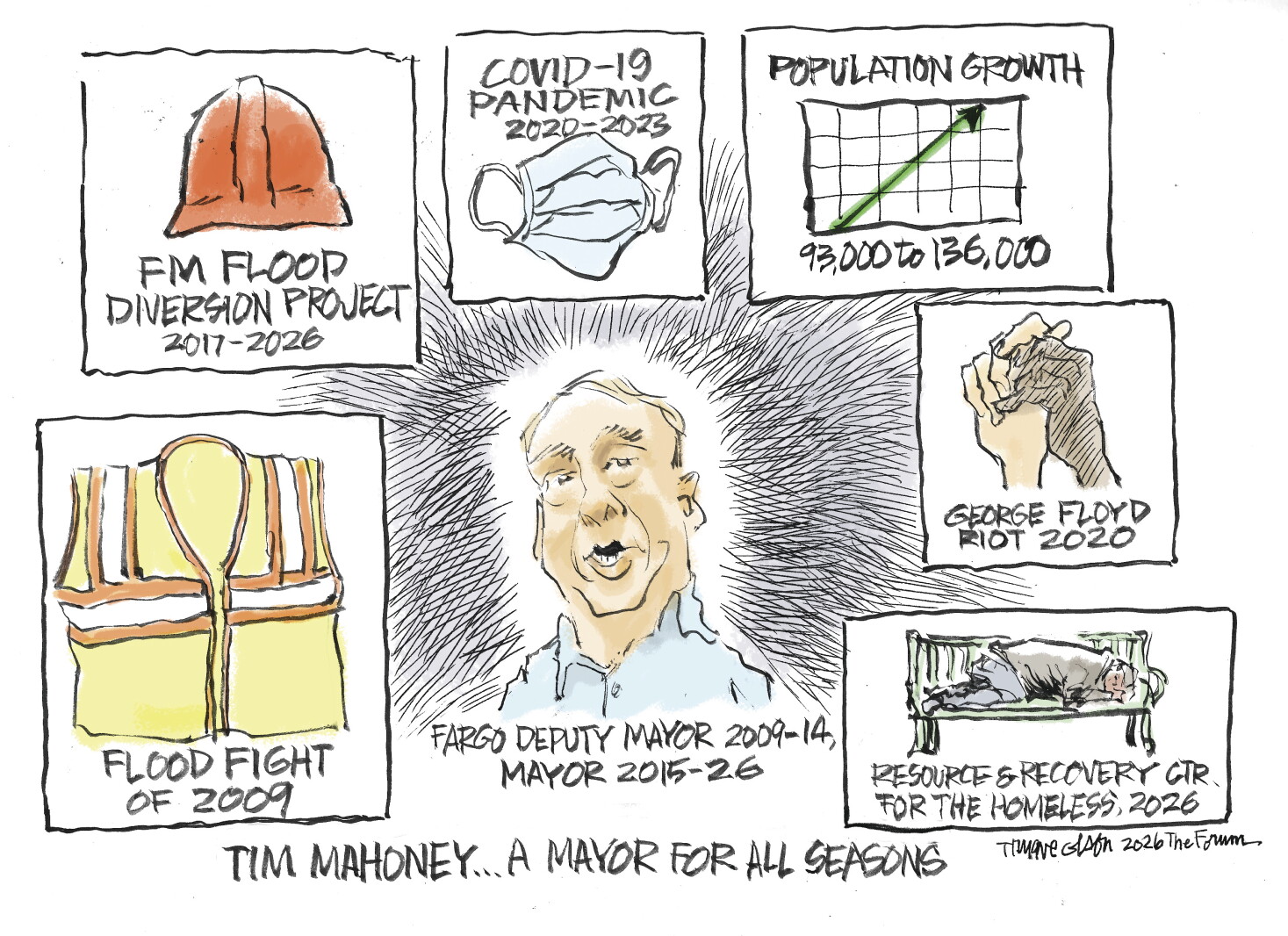Trygve Olson cartoon: A mayor for all seasons