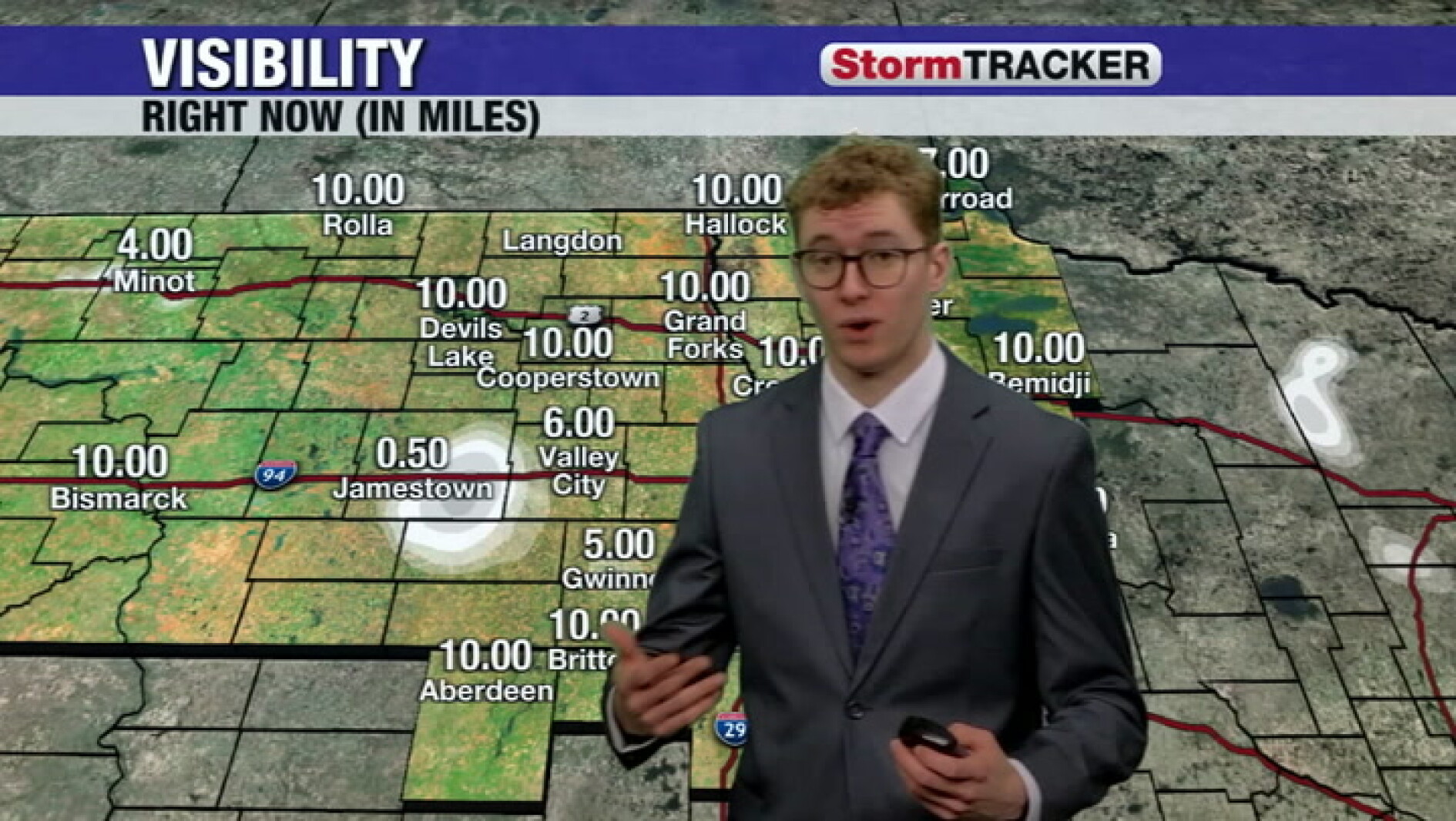 Pockets of fog this morning and scattered thunderstorms later today