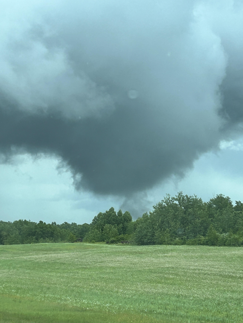 Tornado believed to touch down near Laporte