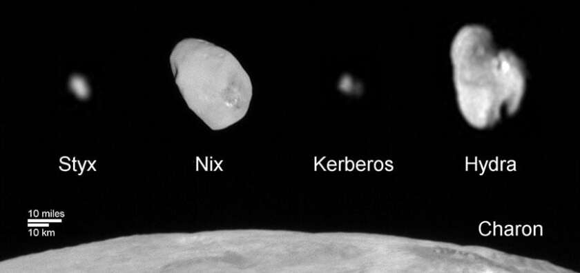 Pluto family of moonsS