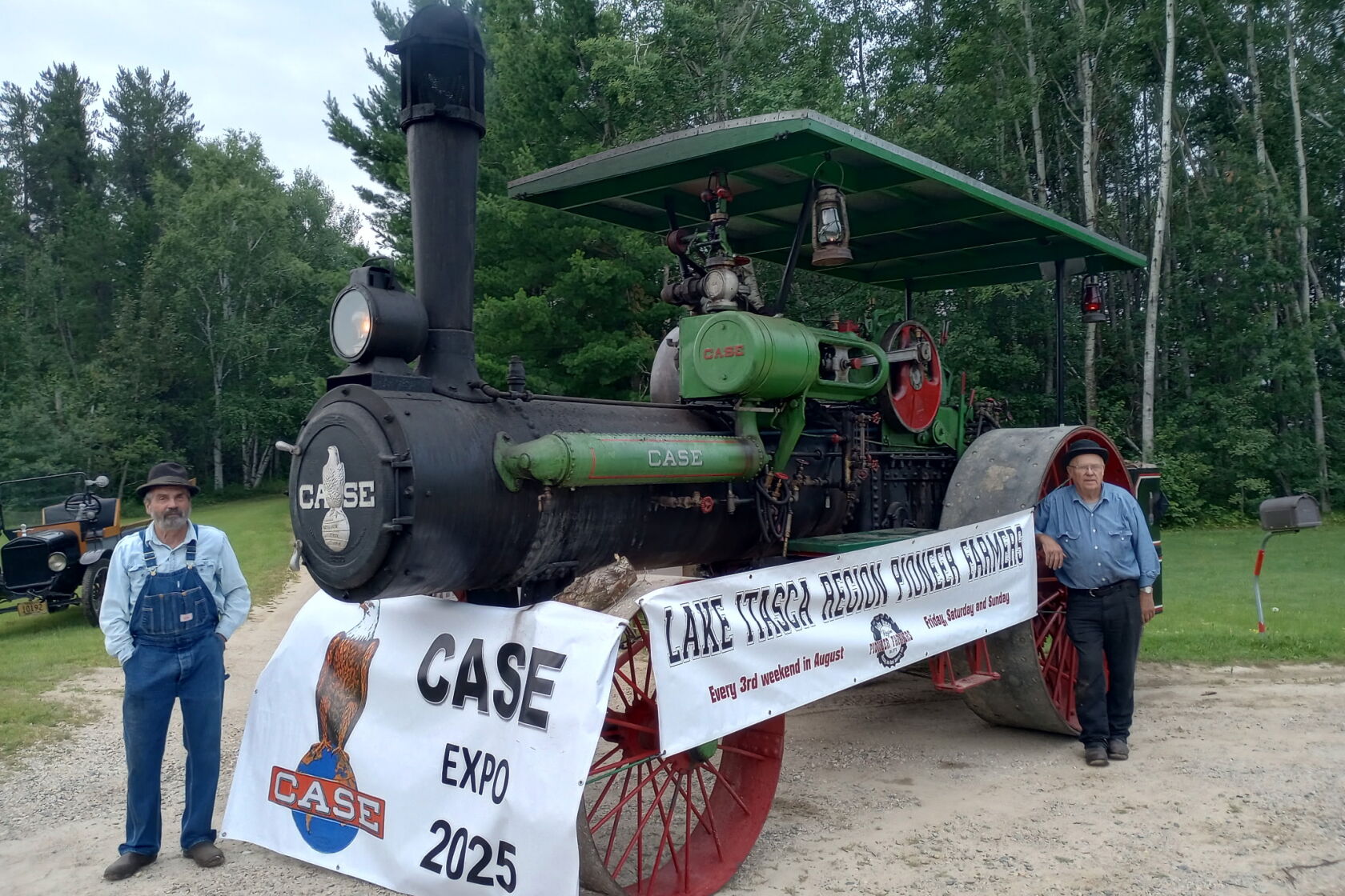 Mini Case Steam Engine Thor Thorson to display 1921 65 HP Case Steam Engine at Lake Itasca ...