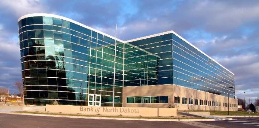 Bank of North Dakota building in Bismarck. Special to The Forum