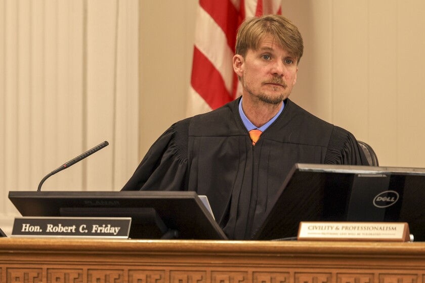 professionals working in court