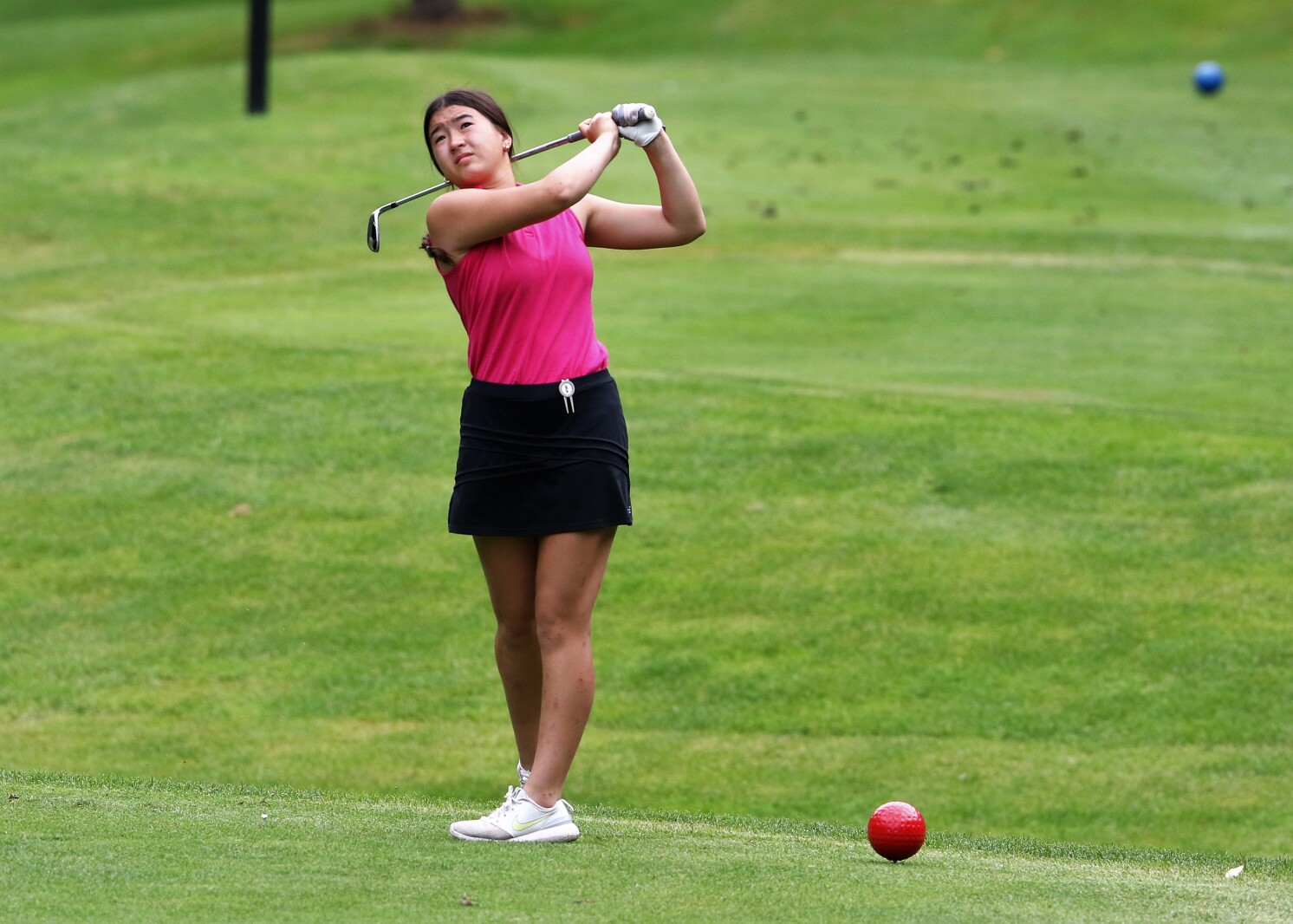 Area golfers compete in the Class 2A State Golf Tournament.