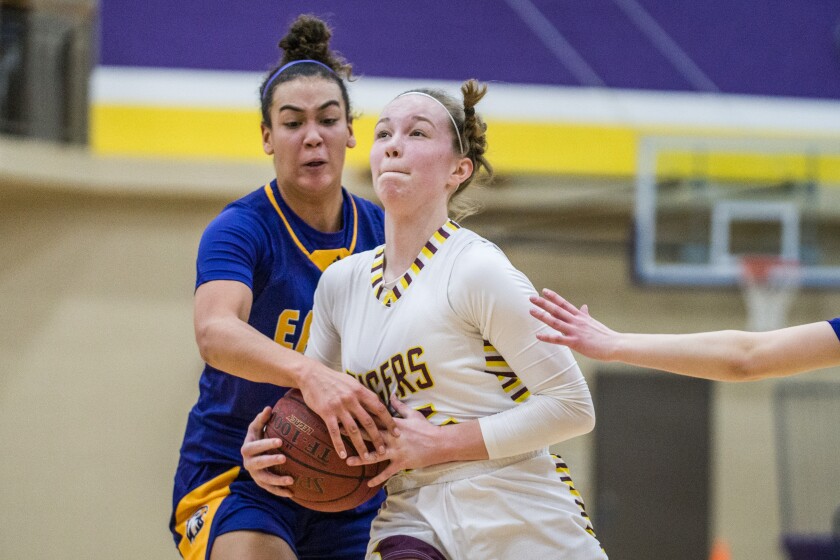 Lourdes, Stewartville girls basketball