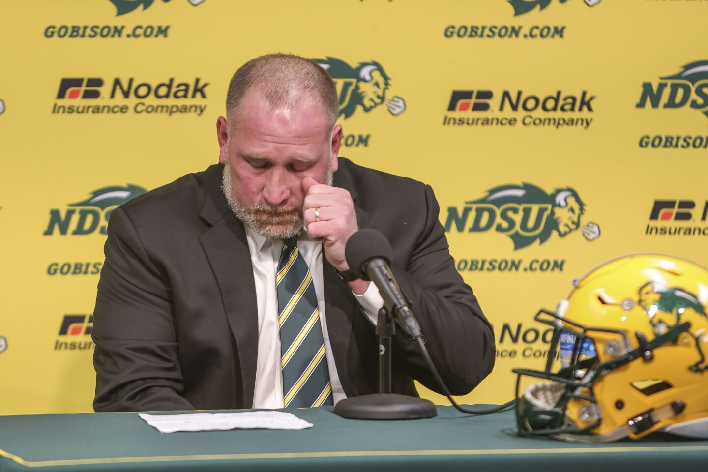 An emotional Tim Polasek back at NDSU, this time as head coach - InForum |  Fargo, Moorhead and West Fargo news, weather and sports