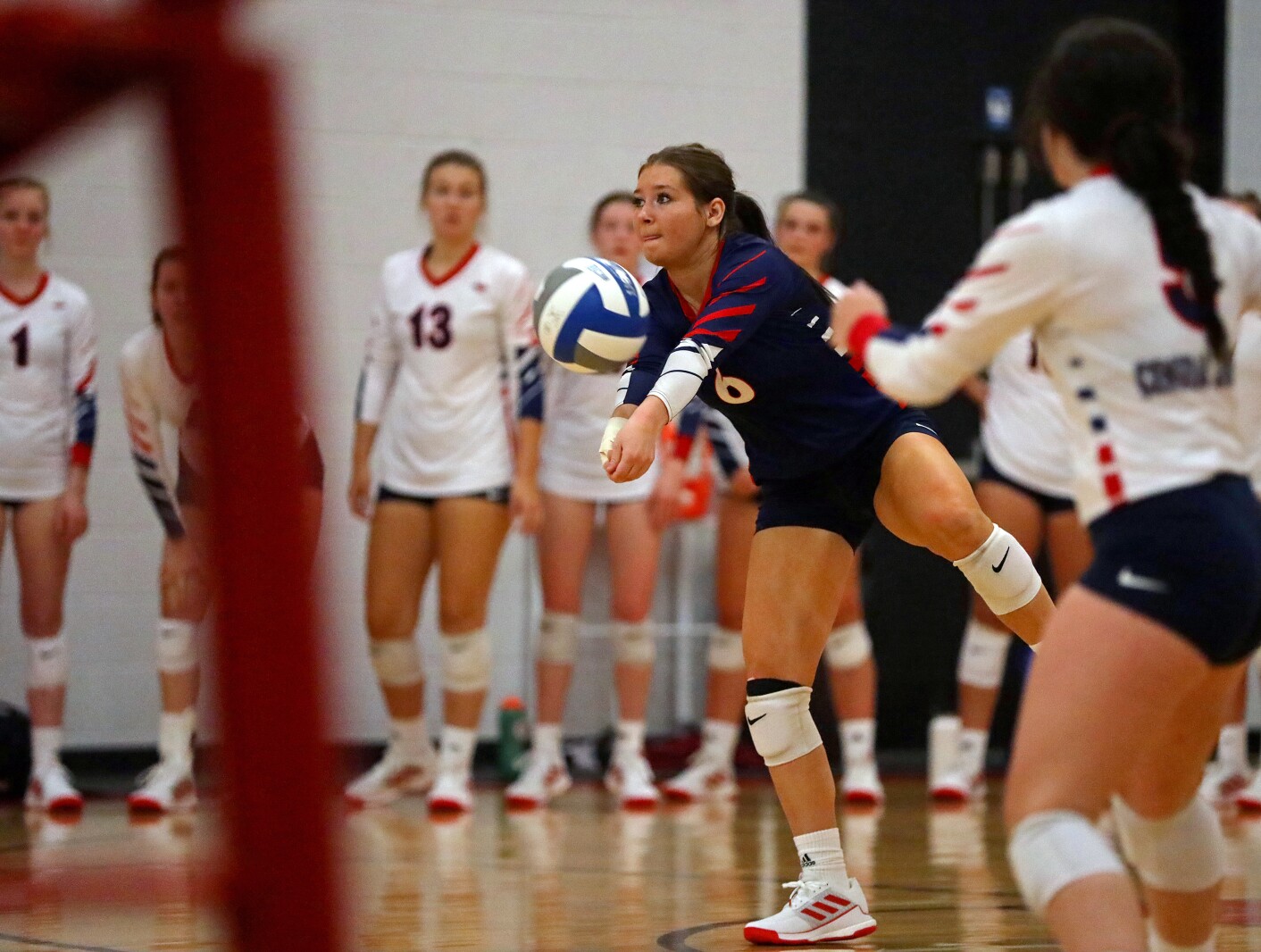 Central Lakes College volleyball against Itasca on Wednesday, Sept. 14, 2022, at Brainerd.