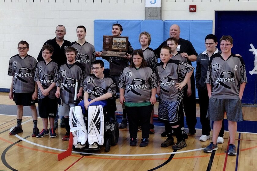 Rochester Raiders bringing hardware home from adapted floor hockey