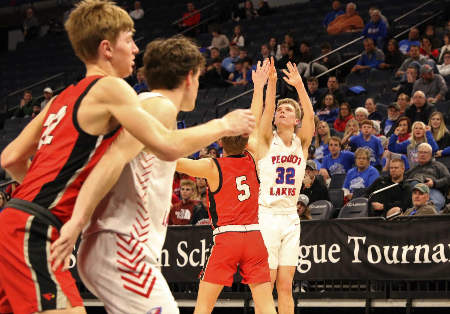 Pequot Lakes vs Annandale Class 2A State Quarterfinals Tuesday, March 22, 2022, at Target Center.