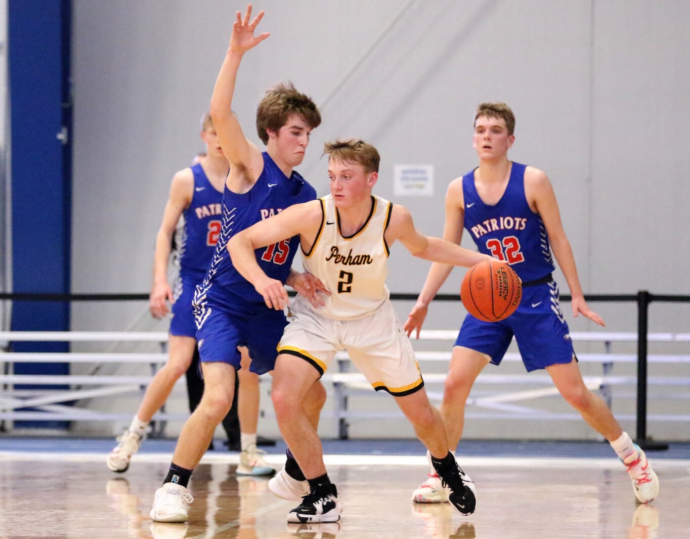 Pequot Lakes vs Minnehaha Redhawks in the Class 2A State Tournament Wednesday, March 23, 2022, at Concordia University in St. Paul.