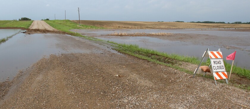 flood waters road closed