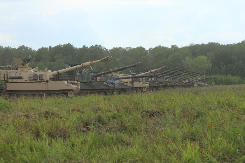 Camp Ripley: All-gun fire mission culminates unit's training experience ...