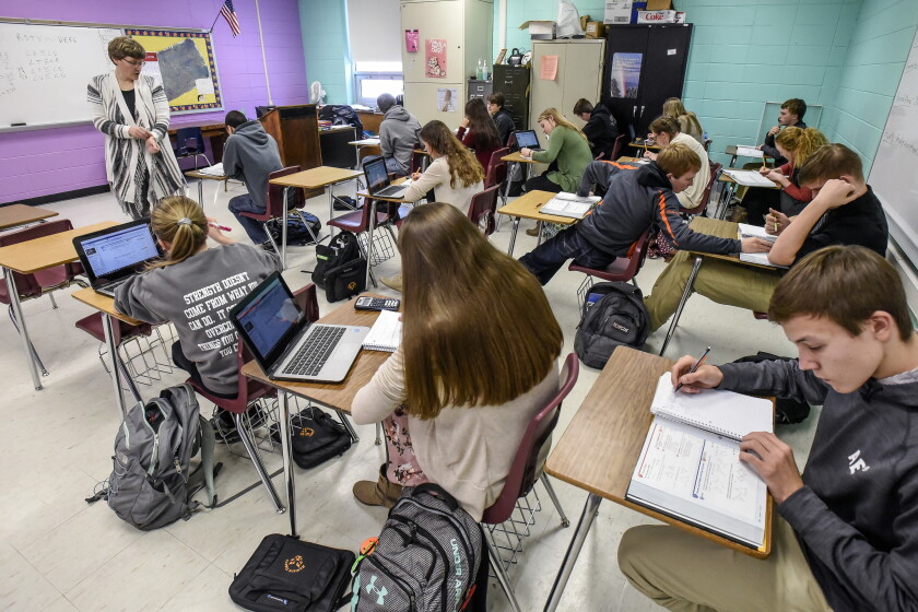 Howard Math Class 'Community working toward a common goal' helps Howard High earn ...