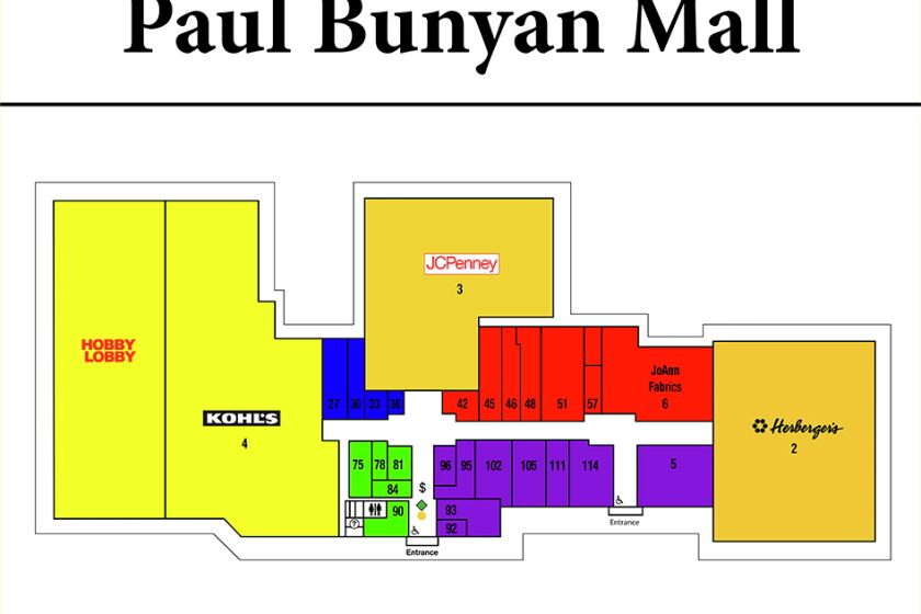Kohl's Map Making the mall a destination: Paul Bunyan Mall officials expect Kohl’s ...