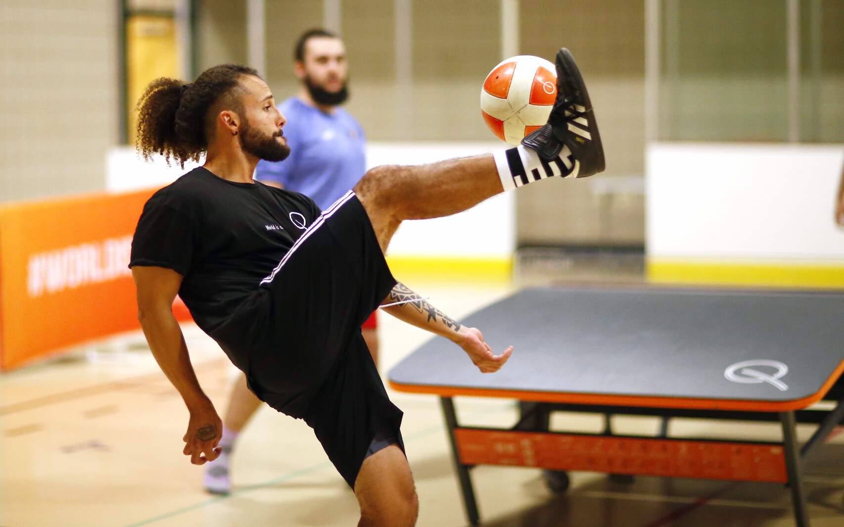 Teqball Where Ping pong Meets Soccer Debuts At UND s Wellness teqball-where-ping-pong-meets-soccer-debuts-at-und-s-wellness