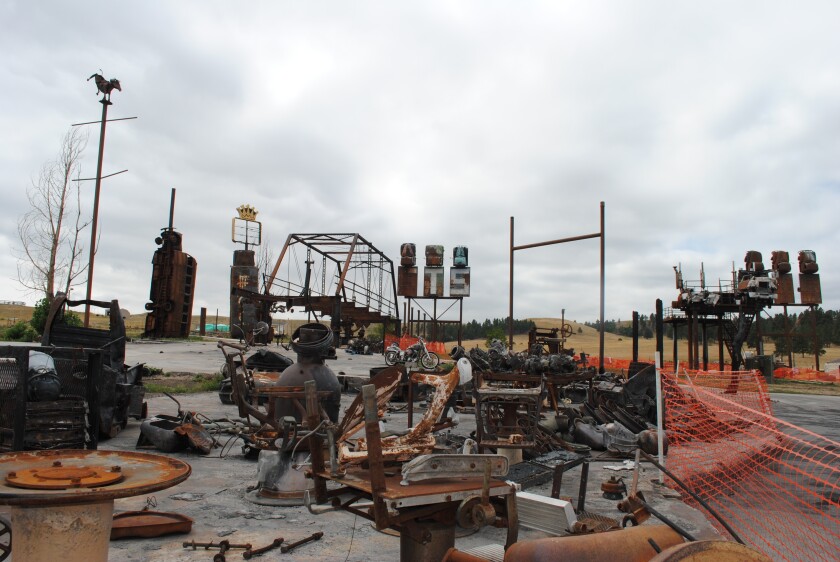 After burning to ground, iconic Sturgis bar opens in new spot - West ...