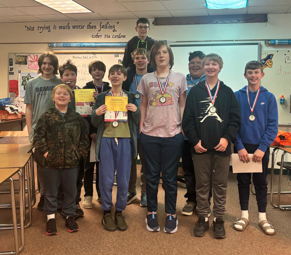 Bemidji Middle School students qualify for national Geography Bee ...
