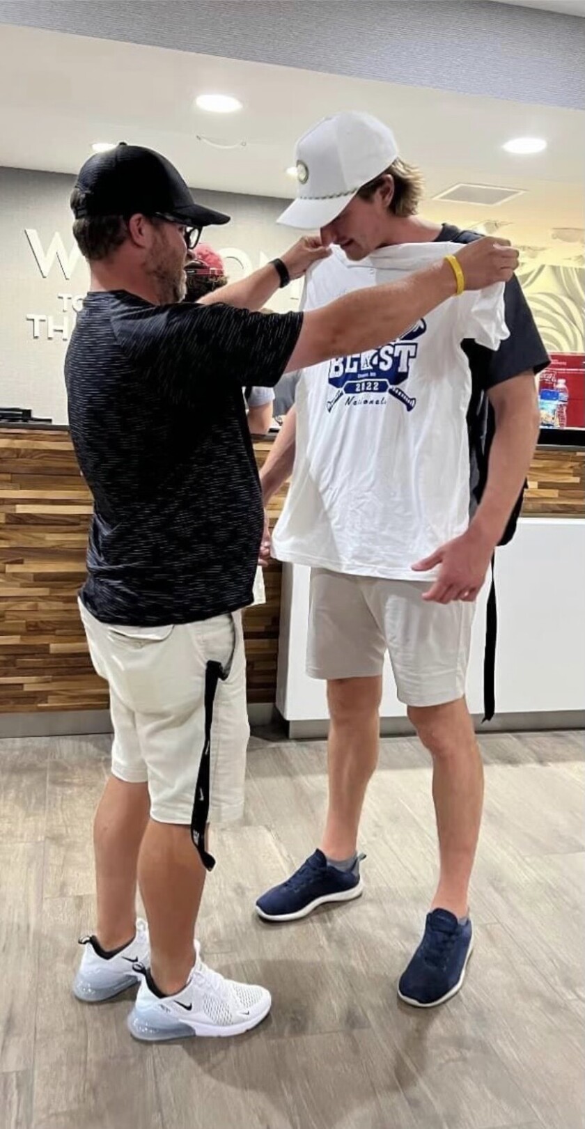 Coach presents shirt