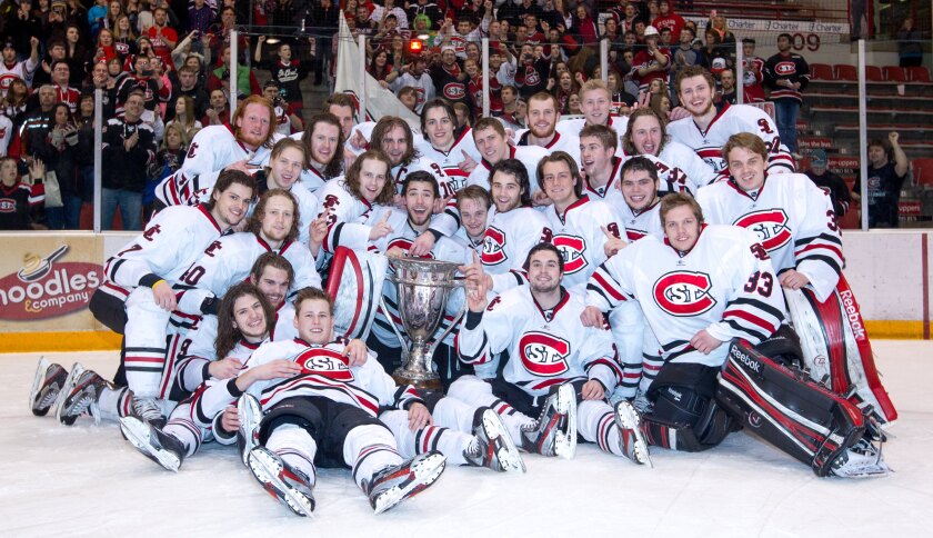 NCAA Hockey: MAR 16 WCHA 1st Round-Alaska-Anchorage at St. Cloud State