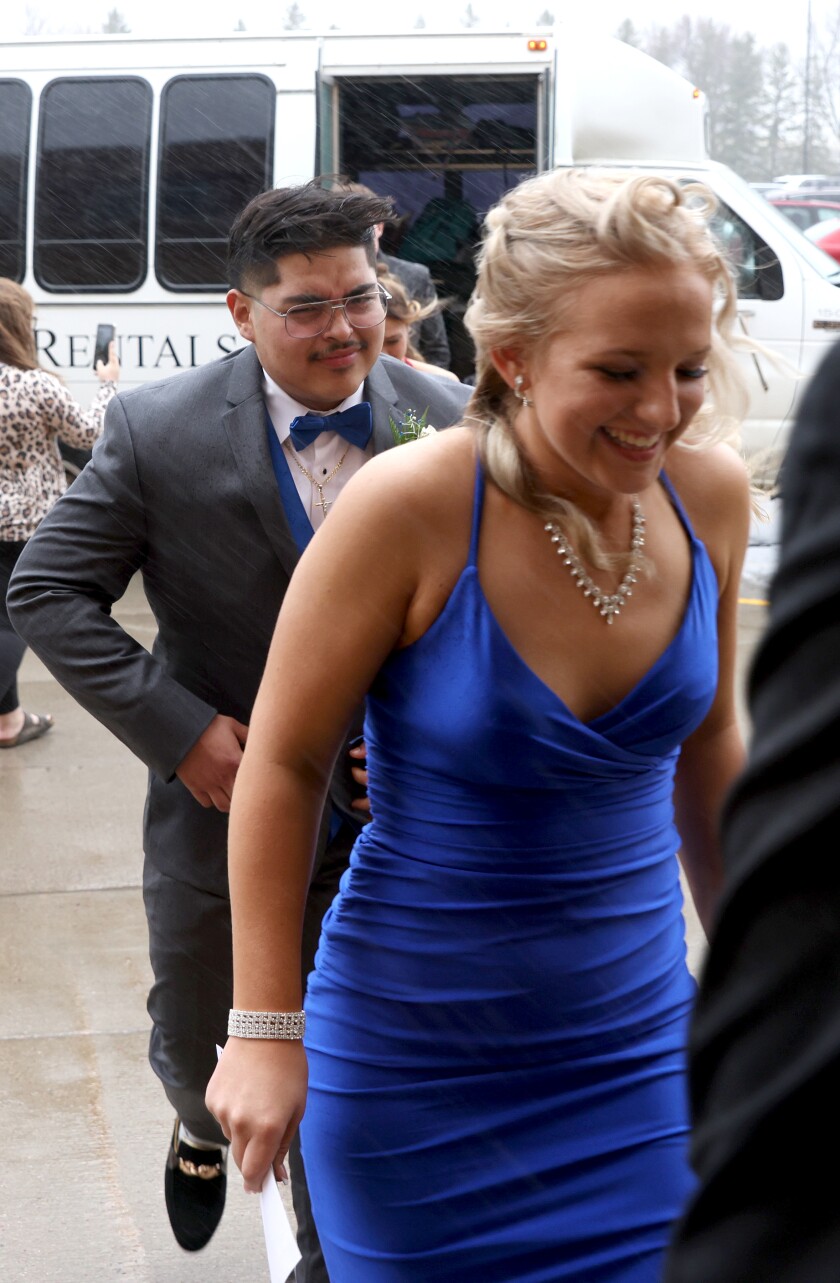 Worthington Minnesota High School 2022 Prom.
