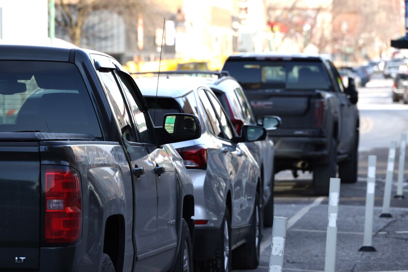 Cars parked