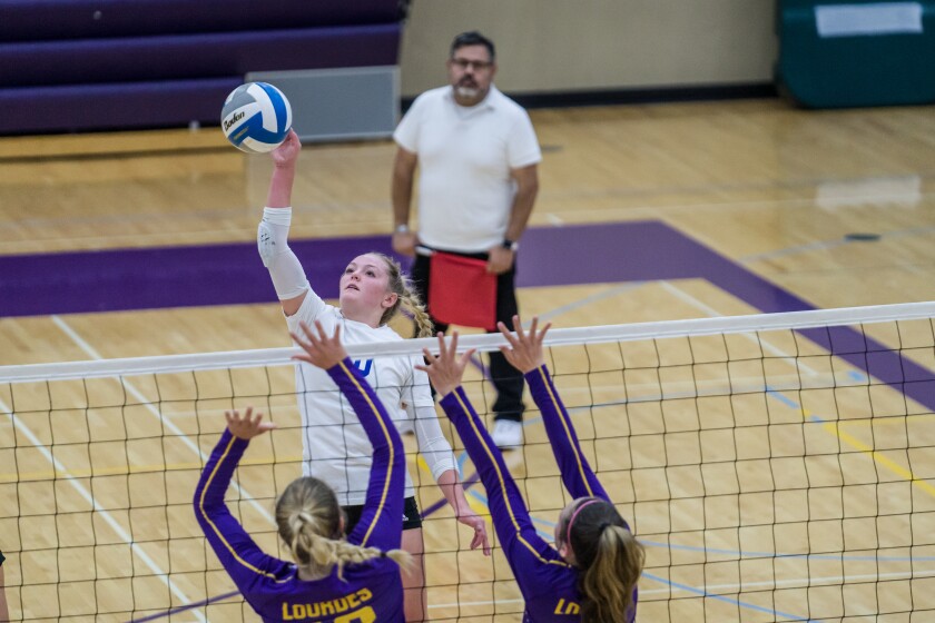 Kasson-Mantorville, Lourdes girls volleyball