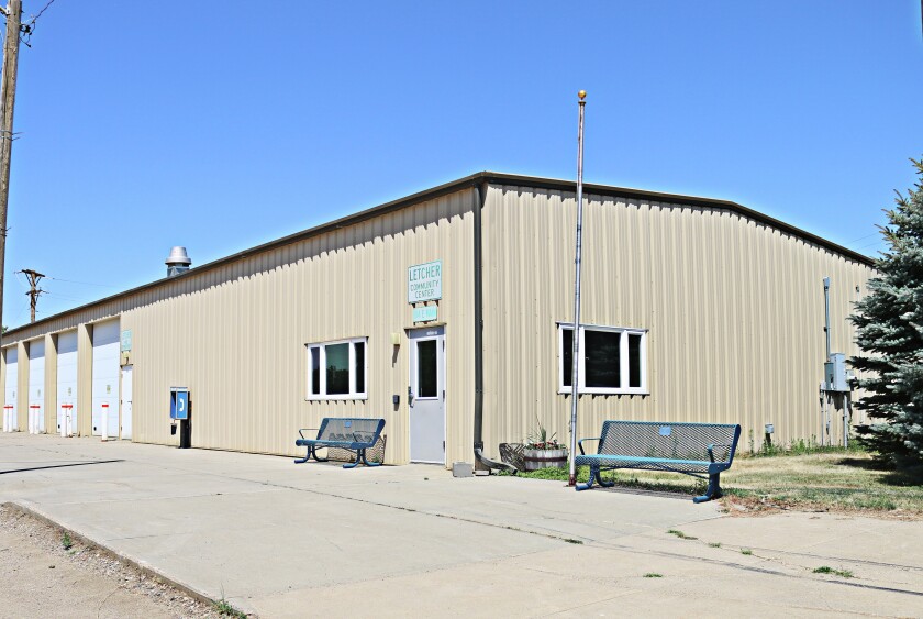 The Letcher Fire Hall and Community Center recently underwent an expansion project that doubled its size. (Caitlynn Peetz/Republic)