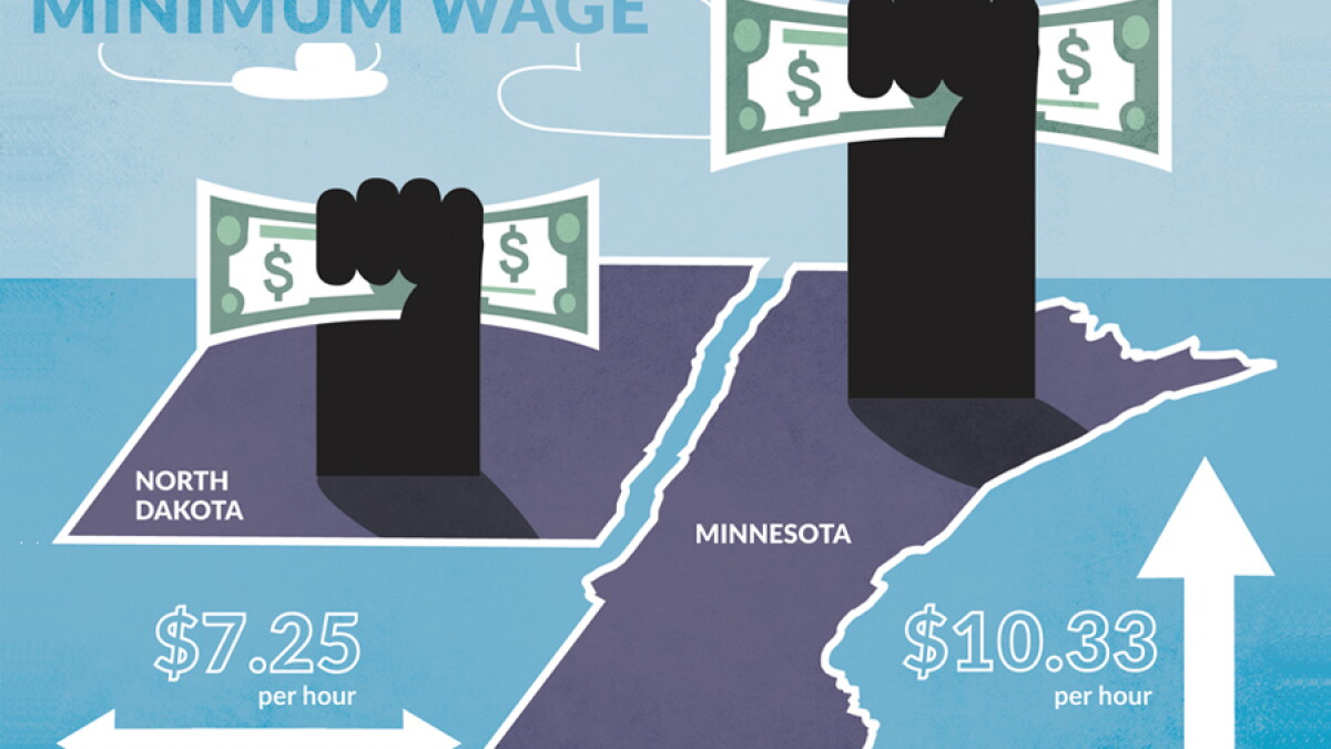 With minimum wage rising across the Midwest, North Dakota stands pat - InForum | Fargo, Moorhead and West Fargo news, weather and sports With minimum wage rising across the Midwest, North Dakota stands pat - InForum | Fargo, Moorhead and West Fargo news, weather and sports