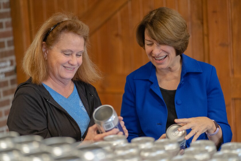 U.S. Sen. Amy Klobuchar Tours South x Southeast Brewing Co.
